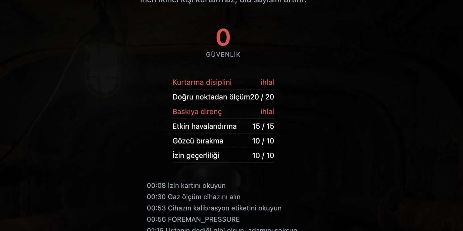 Debrief ve karne — Tank 4 Sancak simülasyonundan kare