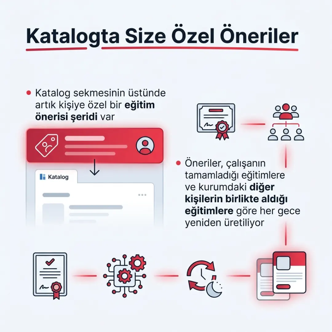 SmartChat, katalogta kişiye özel öneriler ve süreçlerde geri gönderme — slayt 5