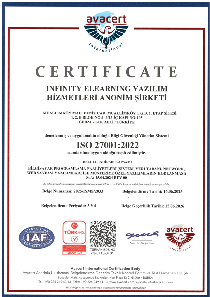 INFINITY ISO 27001